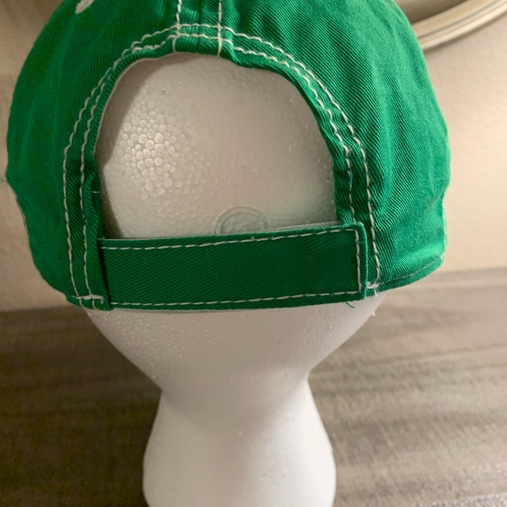 Green and white baseball hat. - Picture 3 of 3
